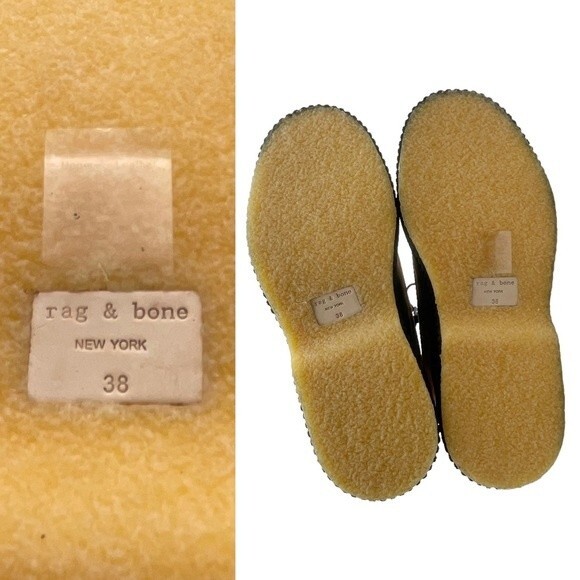 NWT Rag & Bone Sloane Boot Lace-Up Boots Cinnamon Brown Suede Size 8 New In Box - Picture 15 of 16